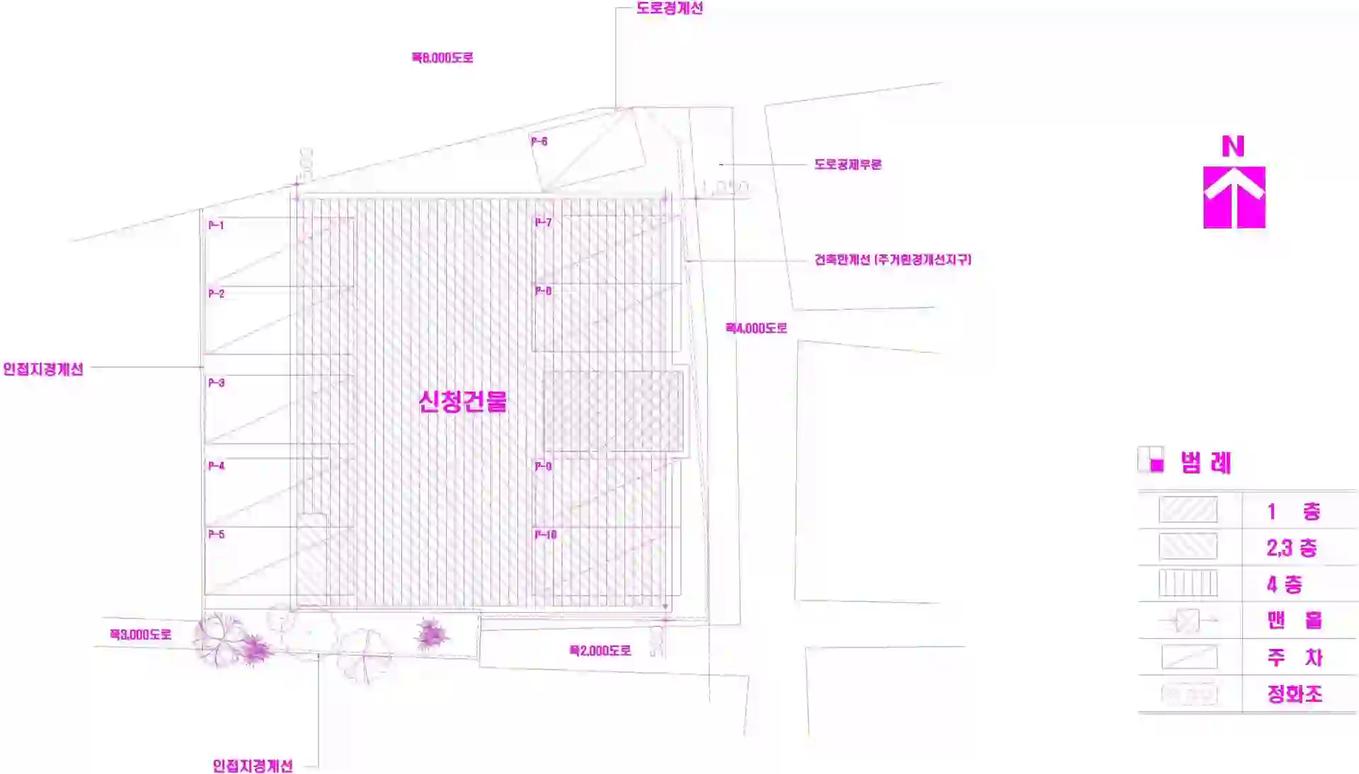 비산동 708-9 배치도 이미지